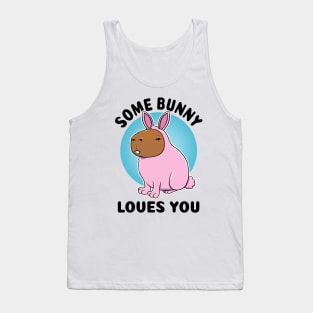Some Bunny loves you Capybara Tank Top